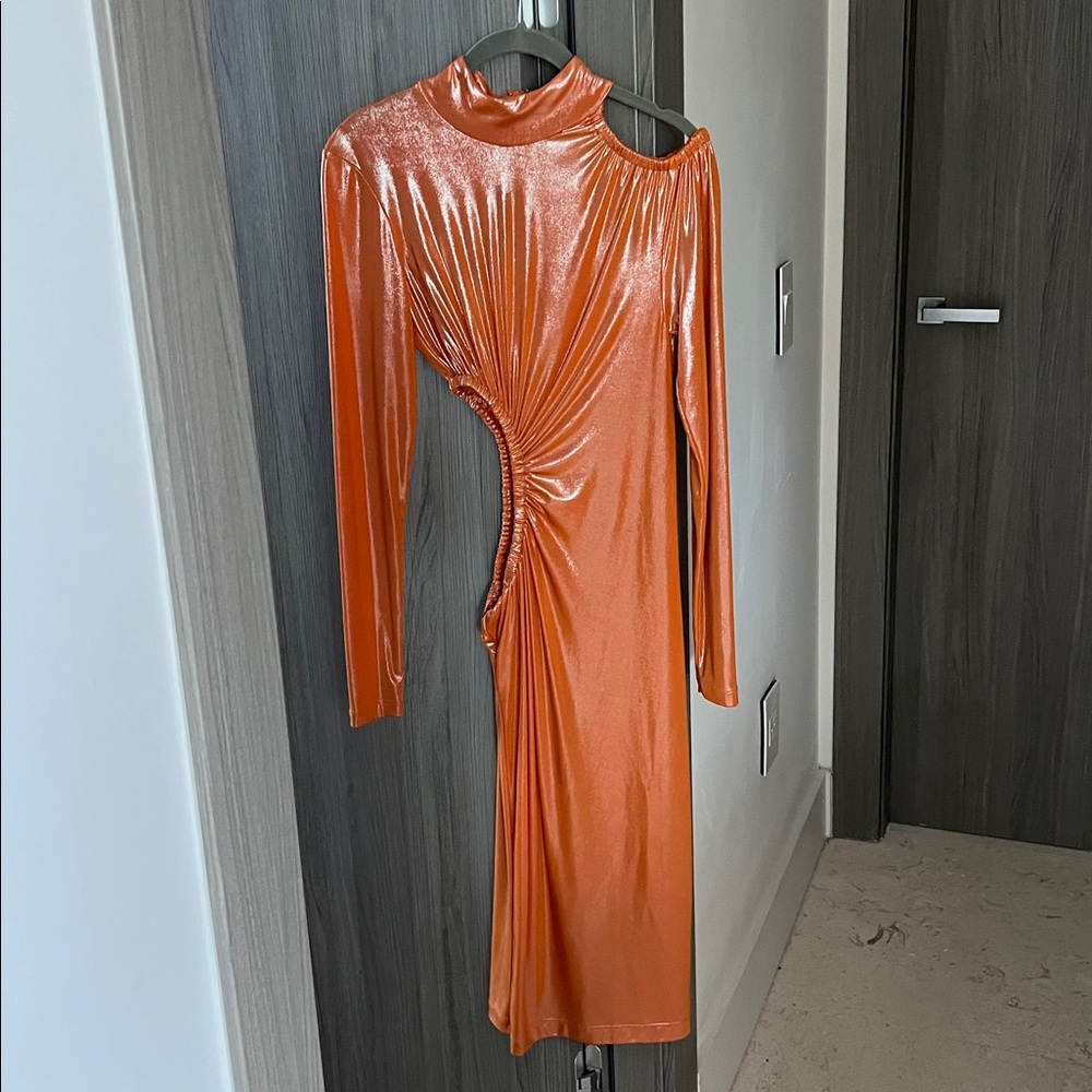 $270 REVOLVE ROTATE Birger Christensen Alice cutout dress US 6 cocktail party - Picture 2 of 13